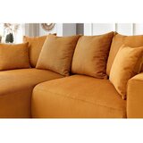 Bobochic Paris Oker žuta baršunasti kutna garnitura Enjoy – | shoptok.hr