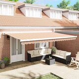  Povlačivi tende Šareni 500 × 300 cm Platno i Aluminij | shoptok.hr