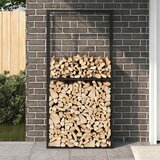  Stalak za drva crni 100x30x209 cm čelik | shoptok.hr