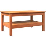 Maison Chic Klubska mizica - kavna mizica - Nizka mizica voščeno rjava 80x50x40 cm trdna borovina, (21751912) | Shoptok.si