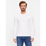 Trussardi Majica z dolgimi rokavi 52T00763 Bela Regular Fit | Shoptok.si