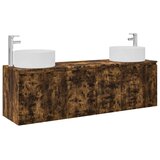  Set ormarića za kupaonicu 3 kom. Dimljeni hrast - Dimljeni hrast | shoptok.hr