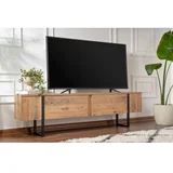 TV omarica v borovem dekorju v naravni barvi 180x50x29,5 cm Serenity –