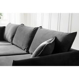 MID.YOU KOTNA SEDEŽNA GARNITURA, žamet antracit | Shoptok.si