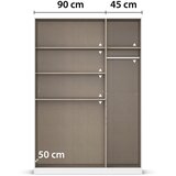 Rauch Möbel OMARA ZA OBLAČILA, bela | Shoptok.si