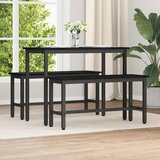  Klupa za blagovanje 2 pcs Crni hrast 100 x 32,5 x 48,5 cm | shoptok.hr