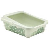 Moderna Hercules Tray + Rim Eden Light Toalet za mačke, Zeleni