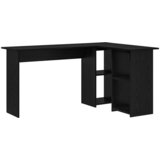  Stol s policom Crni hrast 142 x 102 x 73 cm Konstruirano drvo | Eponuda.com