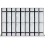 ANKE Komplet razdelilnikov za predale ŠxG 900 x 600 mm, delitev 1/9, za višino sprednjega dela 60 mm | Shoptok.si