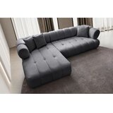 Atelier Del Sofa ugaona garnitura petra left dark grey | Eponuda.com