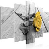  Slika - Rose on Wood (5 Parts) Wide Yellow 200x100 Cijene