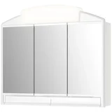 omarica z ogledalom rano 51 cm x 59 cm x 16 cm bela