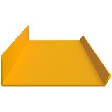  Lebdeća polica Zidne 4 pcs Žuta 100 x 9 x 2,5 cm Čelik | shoptok.hr