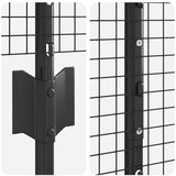  Set vrtne ograde Set od 2 Siva Metal 25 x 1.5 m Izdržljivo | shoptok.hr