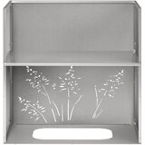  Vrtna saksija Srebrna 50 x 30 x 49 cm Nehrđajući čelik | shoptok.hr