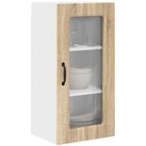 vidaXL Stenska kuhinjska omarica 2 pcs Sonoma hrast 40 x 31 x 80 cm | Shoptok.si