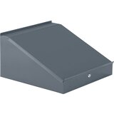 eurokraft basic Pisalni pult za omaro širine 500 mm, VxŠxG 95 / 275 x 495 x 495 mm, modro siv RAL 7031 | Shoptok.si