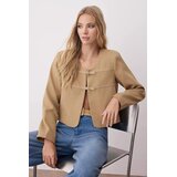 TRENDYOLMILLA ženska jakna Twoaw26Ce00019, bež-bež | Eponuda.com