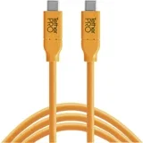 USB kabel USB-C® vtič\, USB-C® vtič 4.60 m oranžna CUC15-ORG, (20434611)