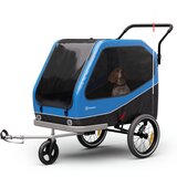 Klarfit Goldie Buggy, prikolica za bicikl, 324 l, maks. 40 kg, sklopiv, otporan na vremenske uvjete | shoptok.hr