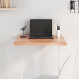 Stolna ploča svjetlosmeđa 60 x 50 x 4 cm tretirana hrastovina | shoptok.hr