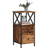 vidaXL Noćni ormarić staro drvo 34x35,5x70 cm konstruirano drvo Cijene
