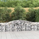  Lučne gabionske košare 20 kom 400x50x60/80 cm pocinčano željezo | shoptok.hr