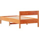  Okvir kreveta bez madraca voštano smeđi 100x200 cm od borovine | shoptok.hr