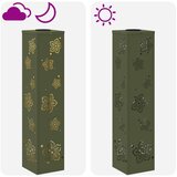  Solarna LED svjetlost za stazu 2 pcs Maslinasto zelena | shoptok.hr