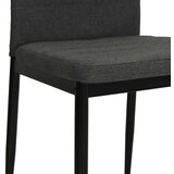 vidaXL Jedilni stoli 2 kosa temno sivo blago | Shoptok.si