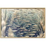  Plakat - Oceanic Nature 60x40 Zlatni okvir | shoptok.hr