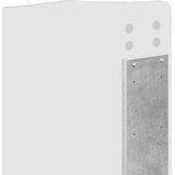  Uzglavlje s uzglavljem Betonski sivi 200 cm Konstruirano drvo | shoptok.hr