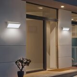  Brilagi-LED Spoljašnje zidno svetlo sa senzorom TRIANGLE LED/20W/230V sivo IP65 | Eponuda.com