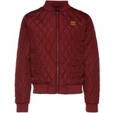 Urban Classics Prehodna jakna 'Diamond Quilt' burgund | Shoptok.si