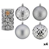  Set božićnih kuglica Srebrna PVC Ø 8 cm (4 kom.) Cijene
