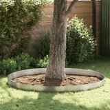 vidaXL ograje za vrt 4 pcs srebrna 450 x 20 cm nerjaveče jeklo Cene