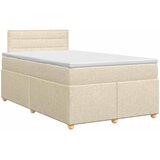  Boxspring krevet s madracem Krem 120 x 190 cm Tkanina | shoptok.hr
