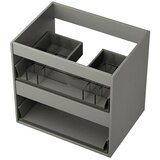 CAMARGUE Podumivalniška omarica Skargard (60 cm, siva, mat) | Shoptok.si