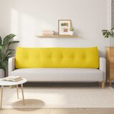  Jastuk za leđa Svijetlo žuta 180 x 24 x 50 cm tkanina | Eponuda.com