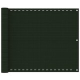 vidaXL Balkonsko platno temno zeleno 75x300 cm HDPE Cene