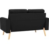 2-dijelni set sofa od tkanine crni | shoptok.hr
