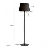 Opviq podna lampa 241564, crna | Eponuda.ba