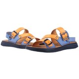 INF Moški modni sandali za na plažo - zračni in udobni odprti dizajn Blue+Orange 44, (5000158639) Cene
