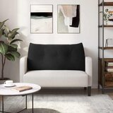  Jastuk za leđa Crna 100 x 24 x 50 cm Baršun | shoptok.hr