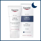 UreaRepair Night Cream nočna krema za obraz, vrat in dekolte brez dišav 50 ml