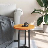  Ploča za stol okrugla voštano smeđa Ø 40 x 2,5 cm od borovine | shoptok.hr