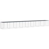  Kavez za kokoši s krovom antracit 803x98x90 cm pocinčani čelik | shoptok.hr
