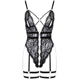 Cottelli Crotchless String Body 2644460 Black L | Shoptok.si