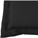  Jastuk za vrtnu klupu crni 120 x 50 x 3 cm od tkanine Oxford | shoptok.hr