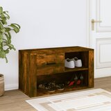 Ormarić za cipele dimljeni hrast 80x35x45 cm konstruirano drvo | Eponuda.ba